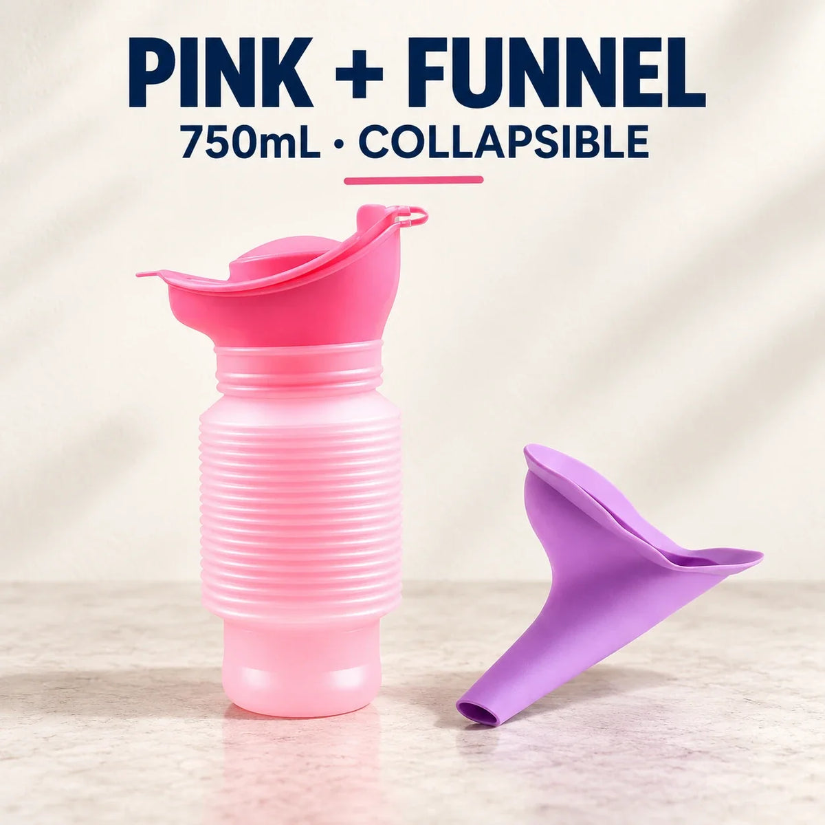 Collapsible Portable Urinal, 750mL | Keep It Close