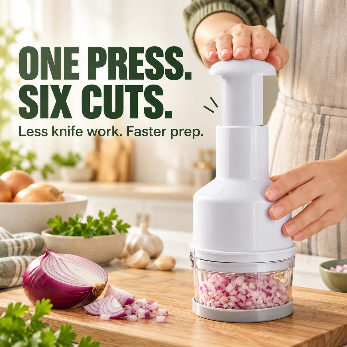 Manual Food Chopper for Faster Everyday Meal Prep