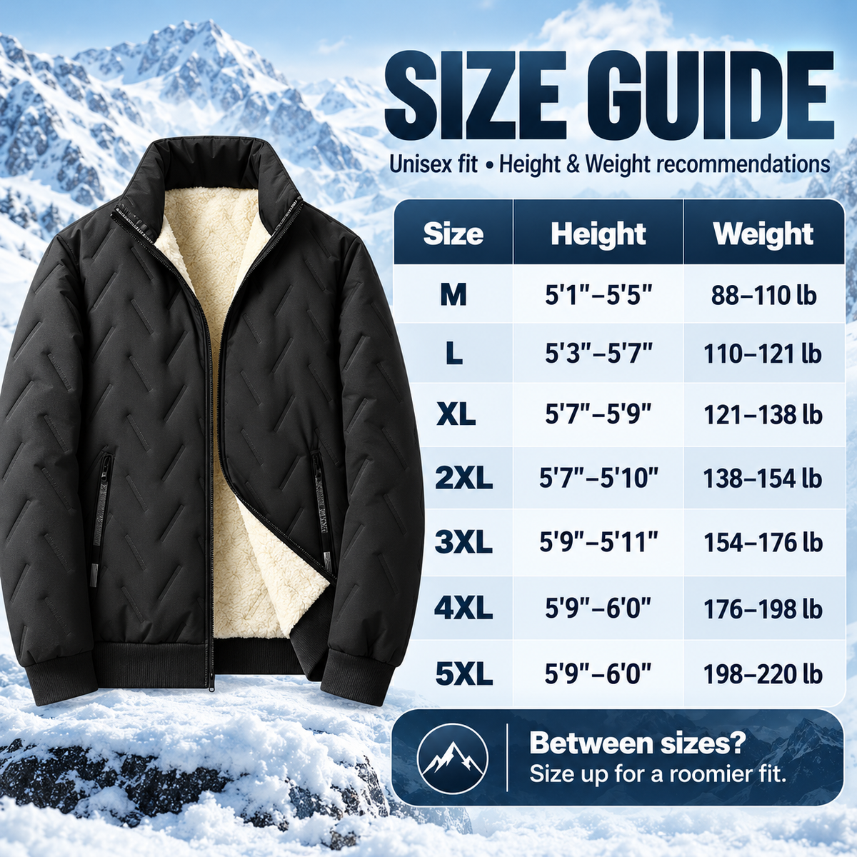 Winter Warm Fleece-Lined Thickened Jacket - Unisex 🧥