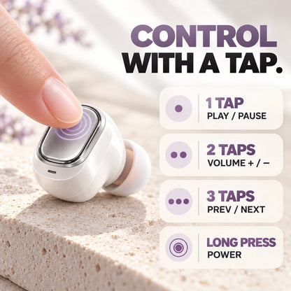 🎧 Small Buds, Big Everyday Sound | MS105 Wireless Earbuds with Clear Calls & Bluetooth 6.0