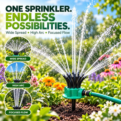 ✨ Create Your Perfect Flow | Adjustable Garden Sprinkler