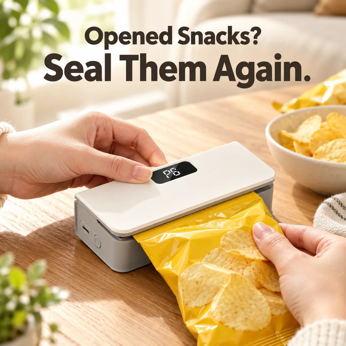 Rechargeable Bag Sealer ✨ Reseal Snacks with Ease