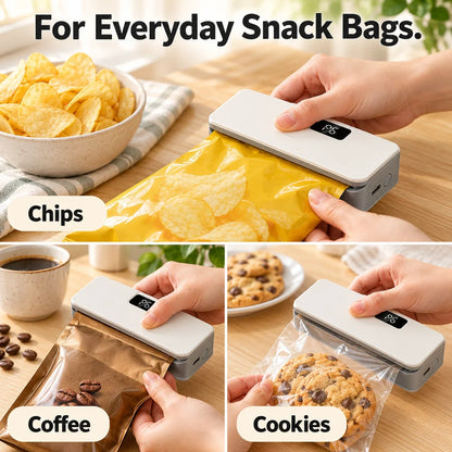 Rechargeable Bag Sealer ✨ Reseal Snacks with Ease