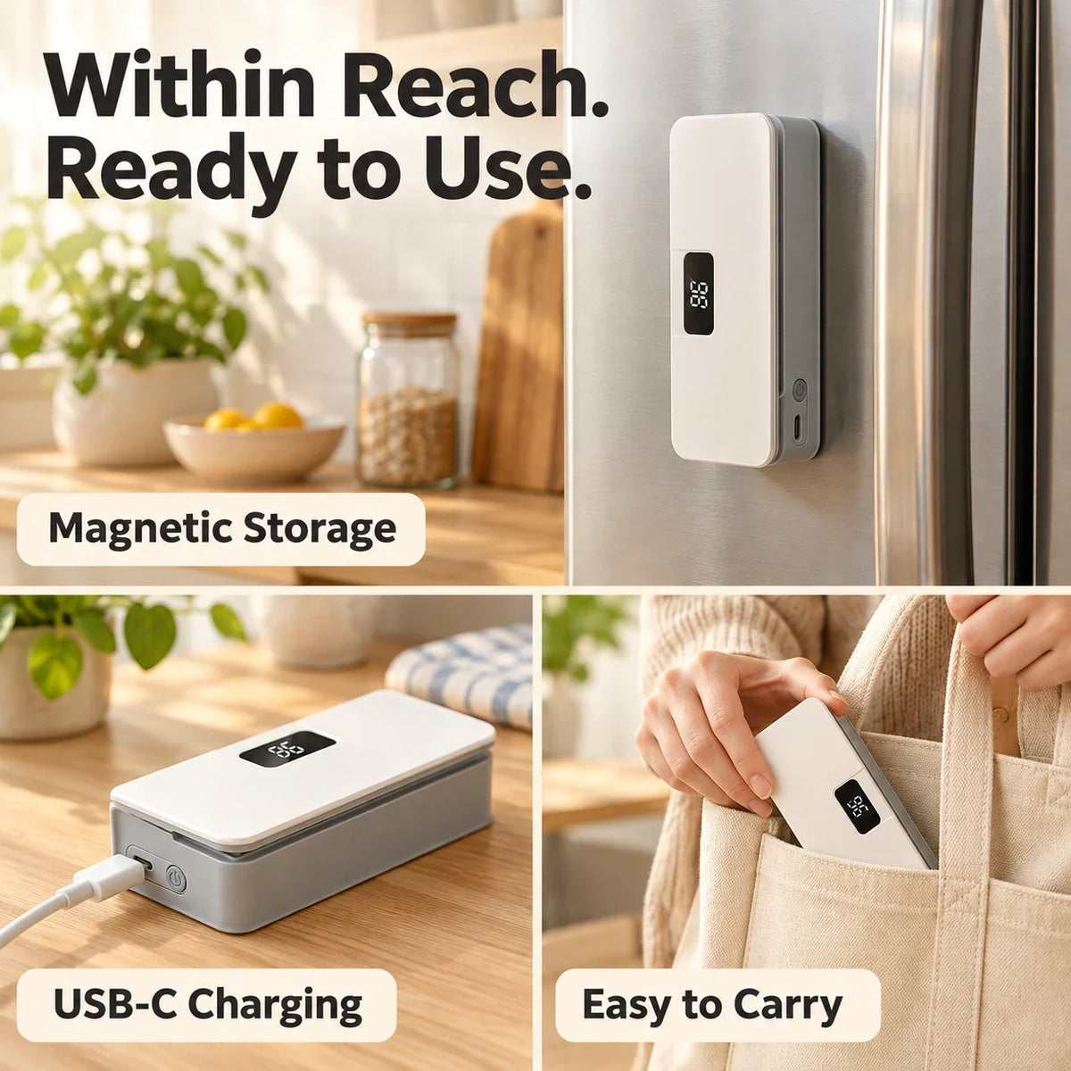 Rechargeable Bag Sealer ✨ Reseal Snacks with Ease