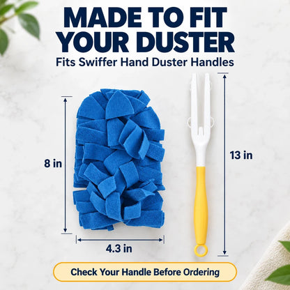 ✨ Reusable Microfiber Duster Refills, 6-Pack | Wash & Reuse