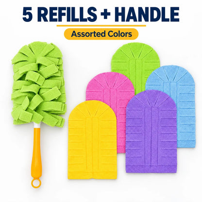 ✨ Reusable Microfiber Duster Refills, 6-Pack | Wash & Reuse