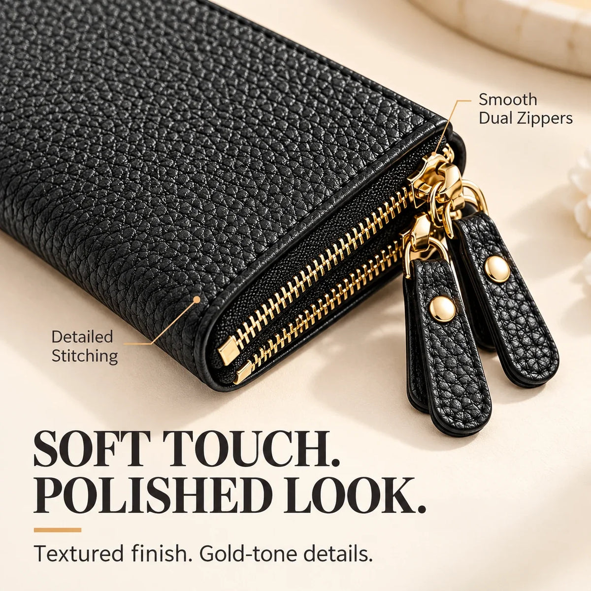 RFID Long Wallet ✨ Organize More with 15 Card Slots