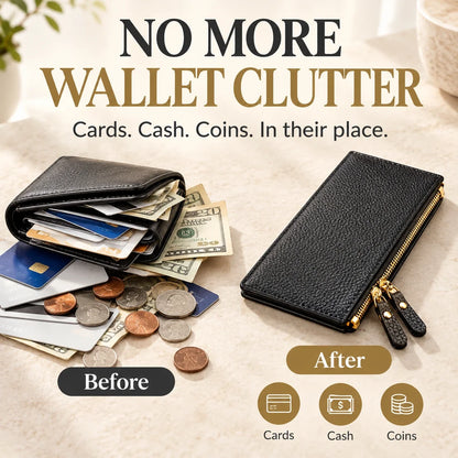 RFID Long Wallet ✨ Organize More with 15 Card Slots