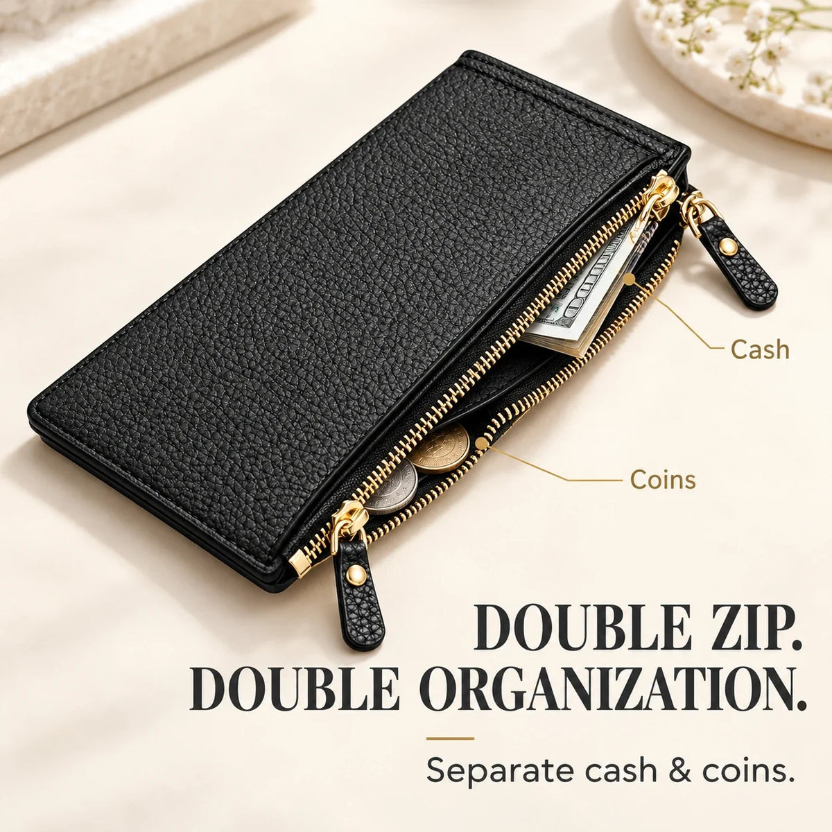 RFID Long Wallet ✨ Organize More with 15 Card Slots