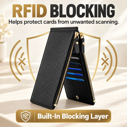 RFID Long Wallet ✨ Organize More with 15 Card Slots