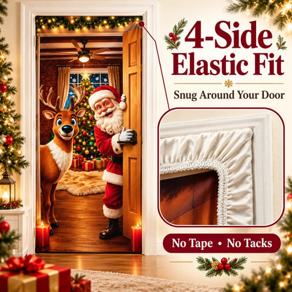 Christmas Door Cover 🎄 Instant Holiday Makeover
