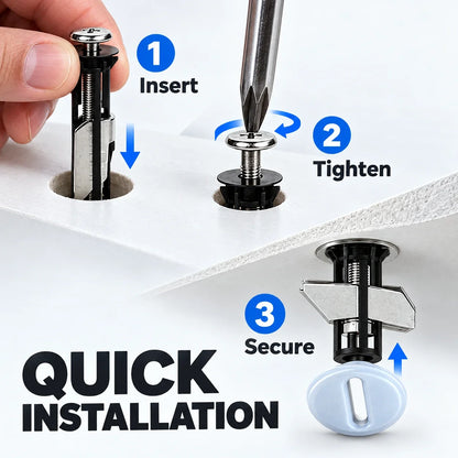 Toilet Seat Locking Bolts – Stop the Wobble 🔒