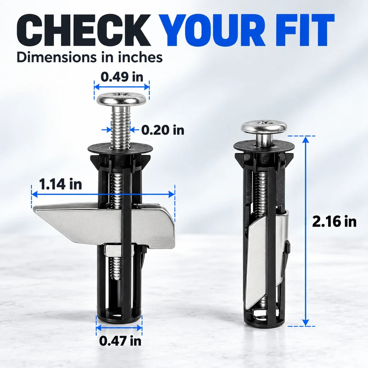 Toilet Seat Locking Bolts – Stop the Wobble 🔒