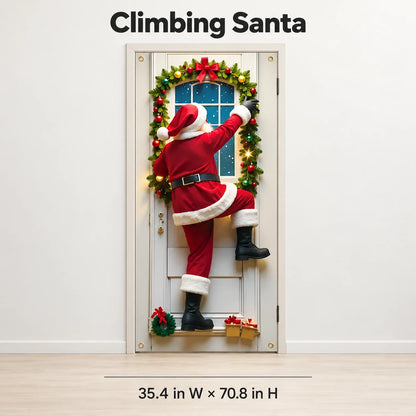 Christmas Door Cover 🎄 Instant Holiday Makeover