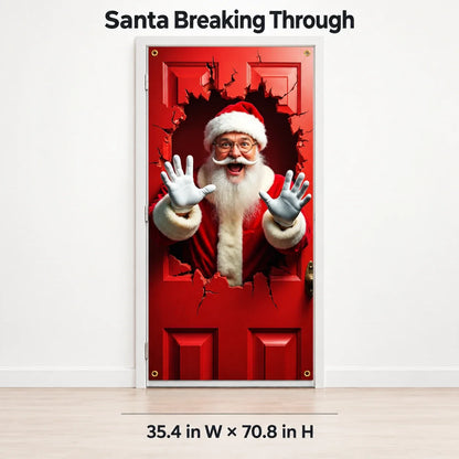 Christmas Door Cover 🎄 Instant Holiday Makeover