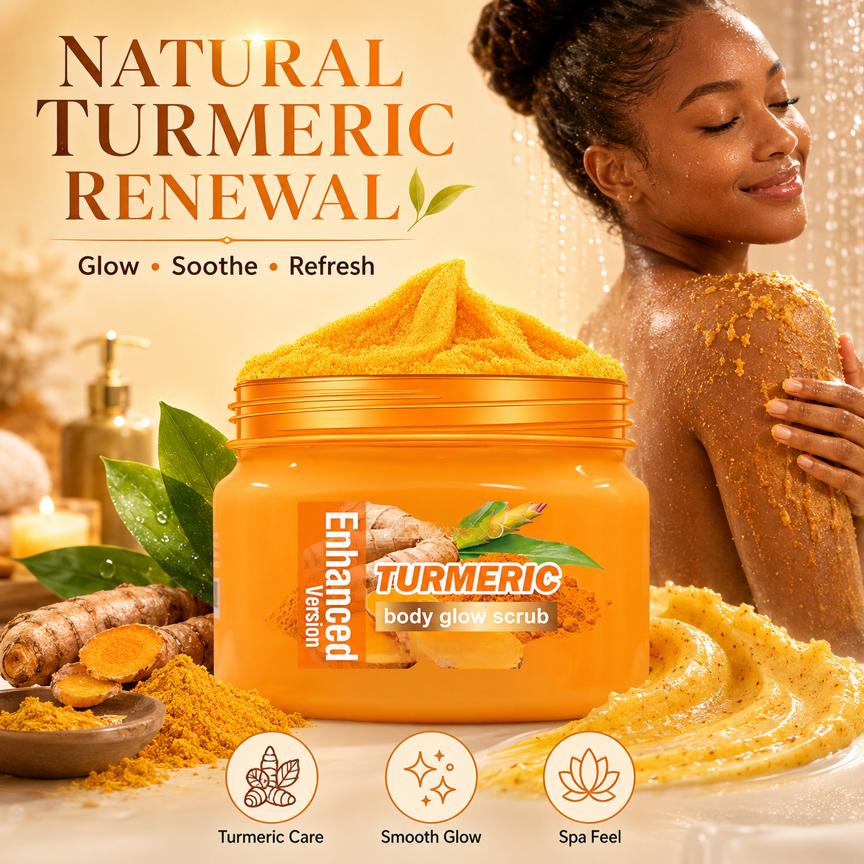 ✨ Turmeric Nourishing Body Scrub (100g)