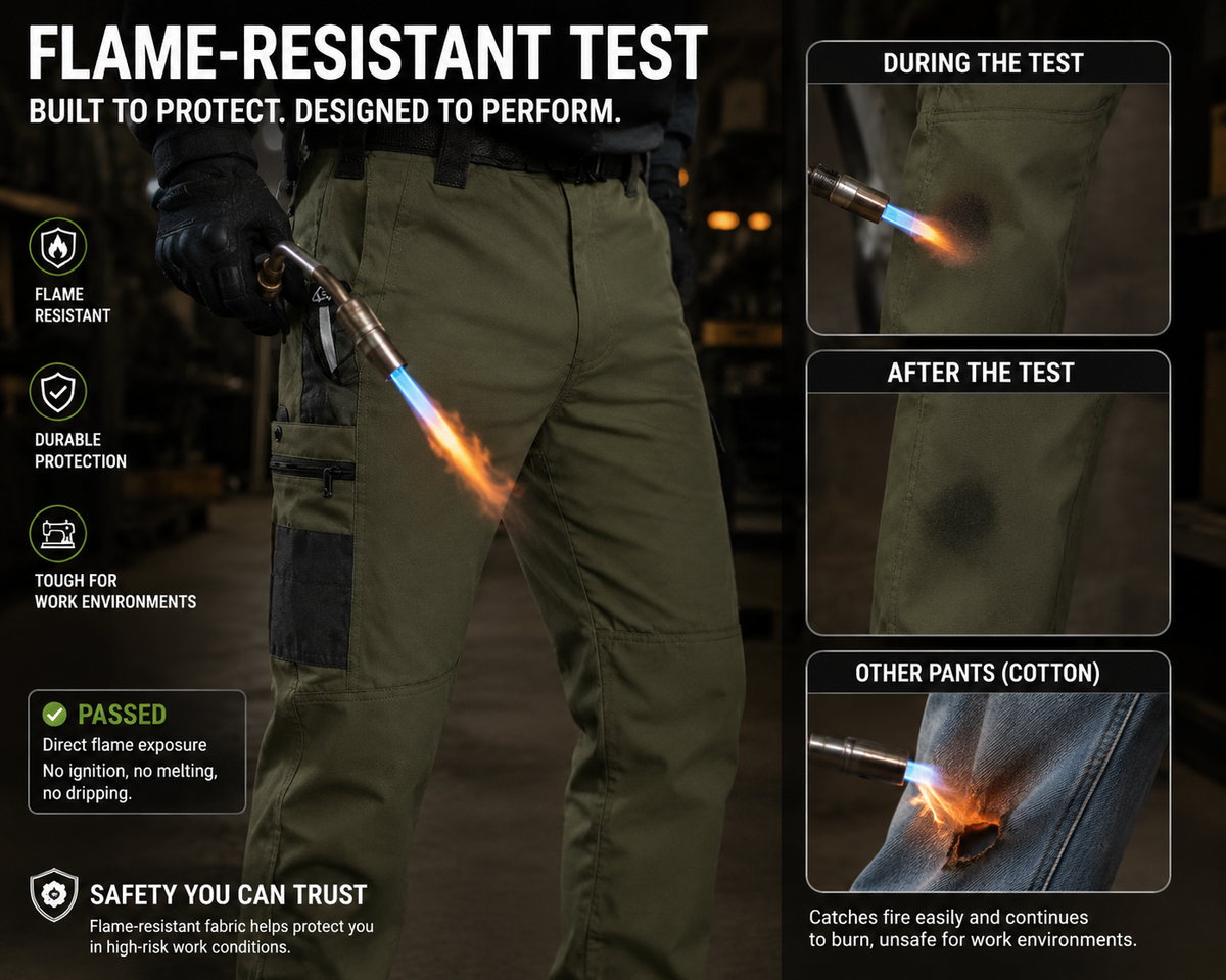 20,000+ Sold – Men’s FR Tactical Work Pants
