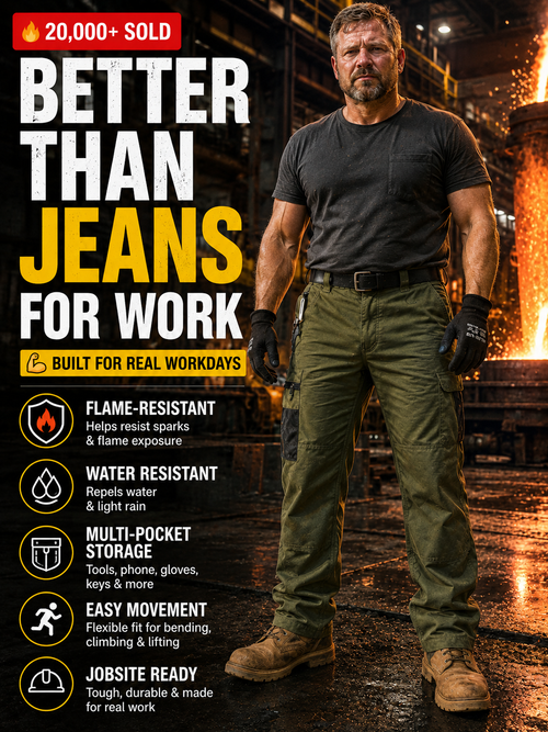 20,000+ Sold – Men’s FR Tactical Work Pants