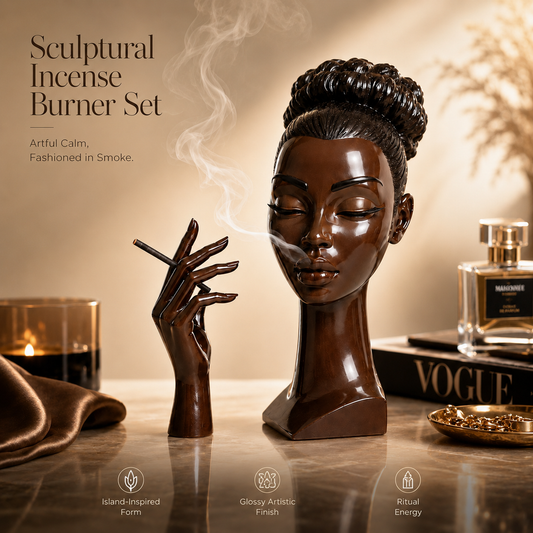 ✨ Sculptural Incense Burner Set