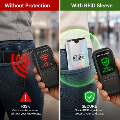 🔒50% OFF TODAY💳 RFID Blocking Sleeves – Stop Digital Pickpockets
