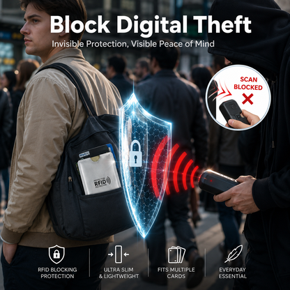 🔒50% OFF TODAY💳 RFID Blocking Sleeves – Stop Digital Pickpockets