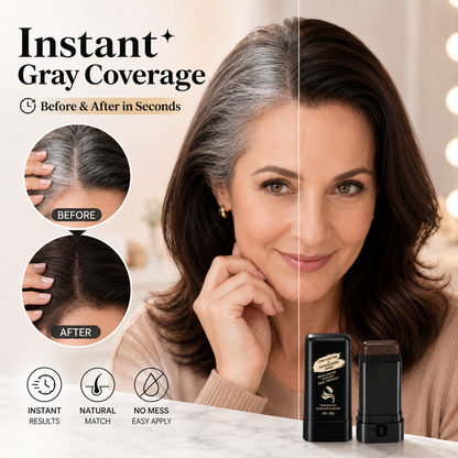 Instant Gray Hair Cover-Up Stick & Dye Comb