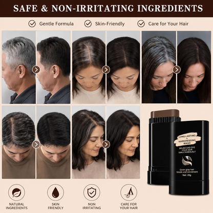 Instant Gray Hair Cover-Up Stick & Dye Comb