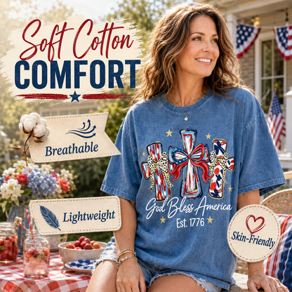 God Bless America USA 250th Anniversary T-Shirt