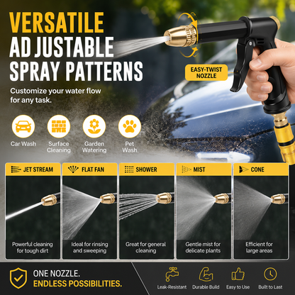 Portable High-Pressure Hose Nozzle Sprayer 💦