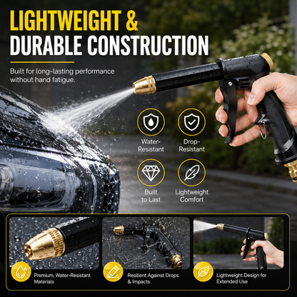 Portable High-Pressure Hose Nozzle Sprayer 💦