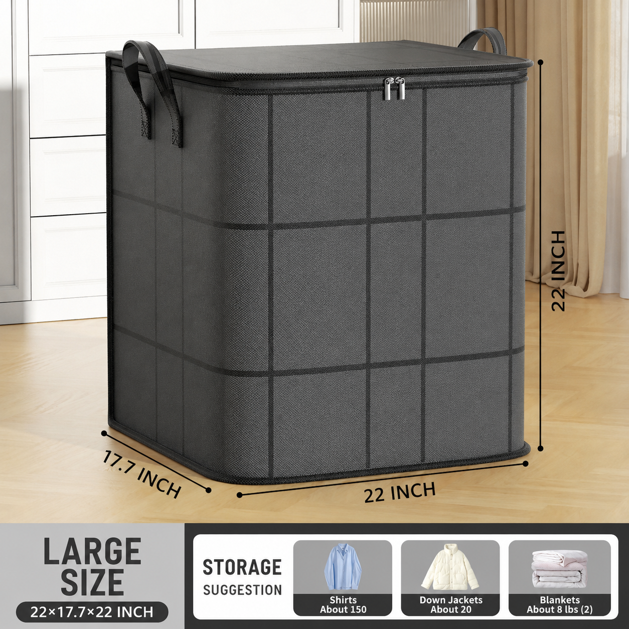 XXL Heavy-Duty Moving & Closet Storage Bin