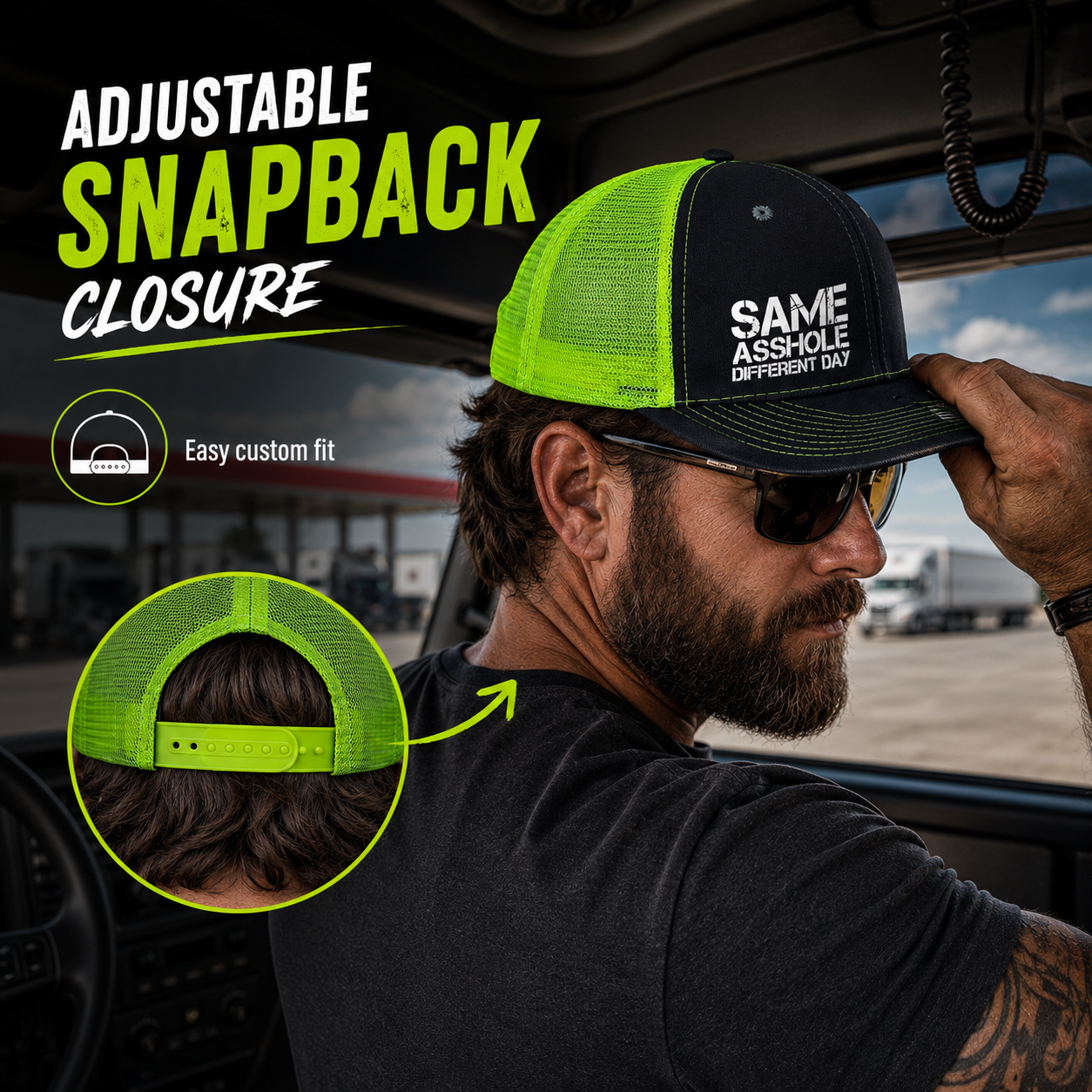 Unisex Funny Sarcastic Slogan Trucker Hat