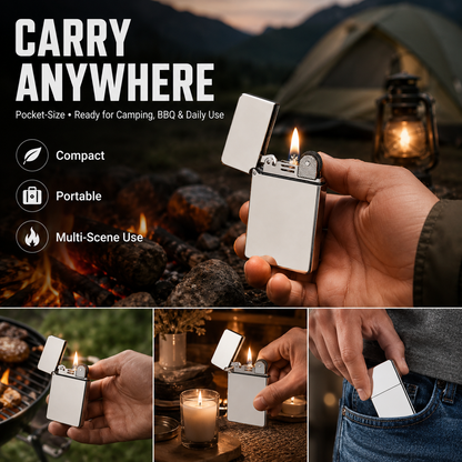 Ultra-Slim Vintage Kerosene Lighter