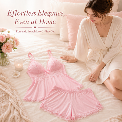 🌸 Sexy Lace Cami Sleepwear 2-Piece Set