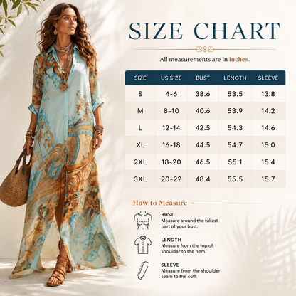 Radiant Mediterranean Beach Long Dress