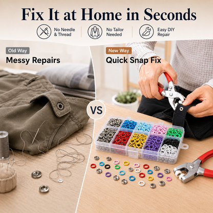 💥 HOT SALE 49% OFF🧰 100PCS Metal Buckle Repair Kit