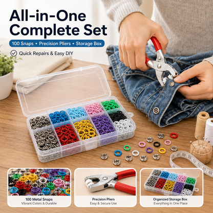 💥 HOT SALE 49% OFF🧰 100PCS Metal Buckle Repair Kit