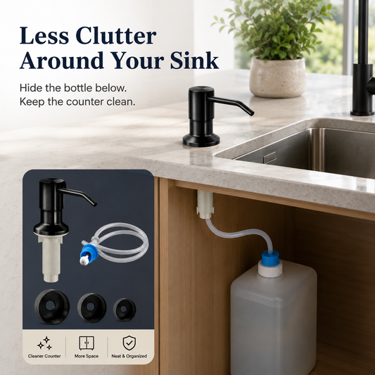 🫧 Countertop Sink Soap Pump with Direct Feed Hose
