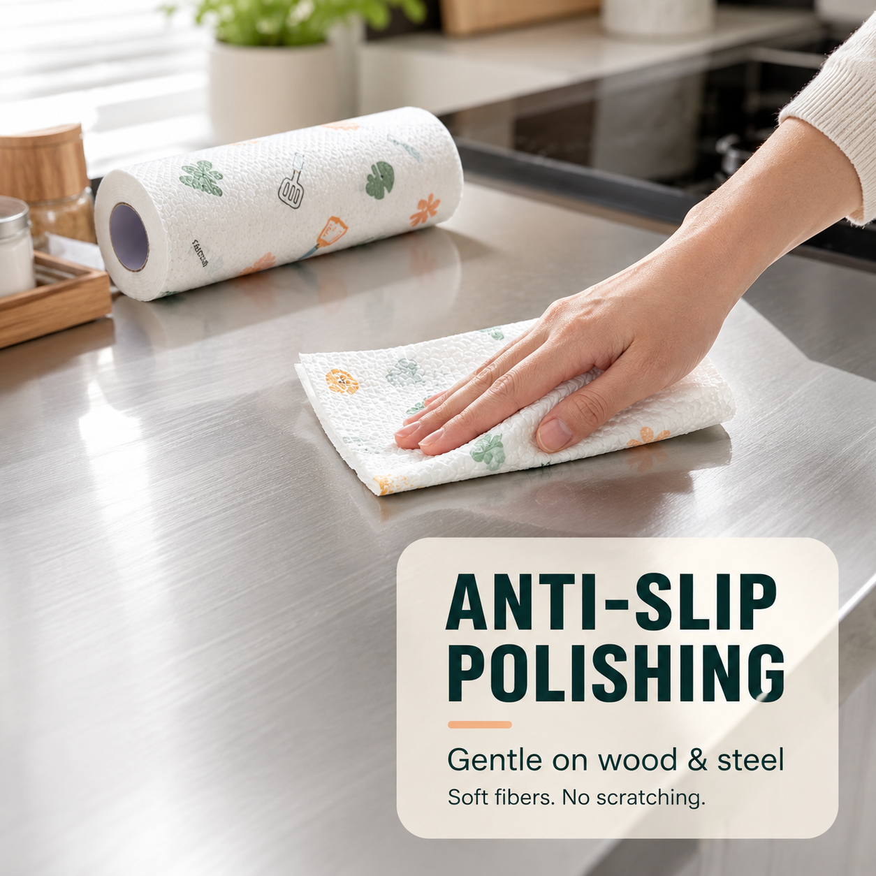 Reusable Kitchen Cleaning Towels | Washable & Lint-Free