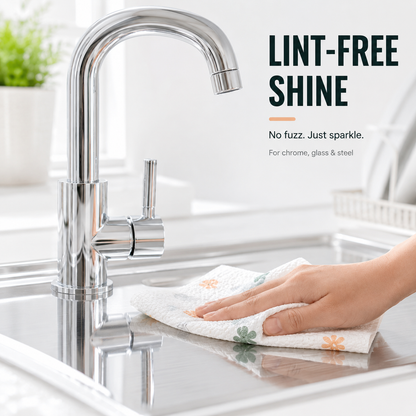 Reusable Kitchen Cleaning Towels | Washable & Lint-Free