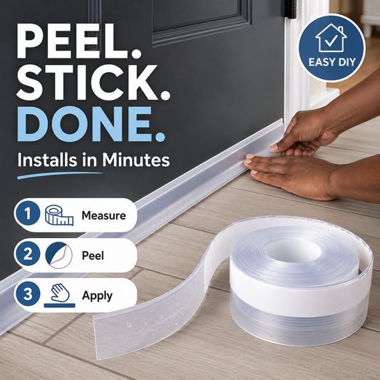 🛡️Universal Door Gap Seal Tape – Draft, Dust & Bug Blocker
