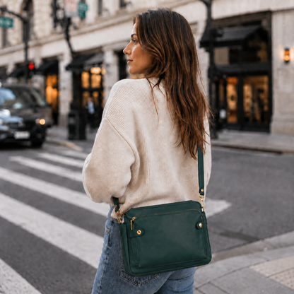 👜 Chic Multi-Pocket Crossbody Bag