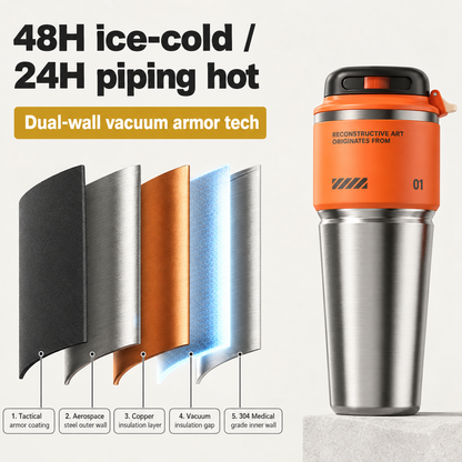 The Ultimate Hydration Upgrade: 24-Hour Ice Cold, 12-Hour Piping Hot! 🧊🔥