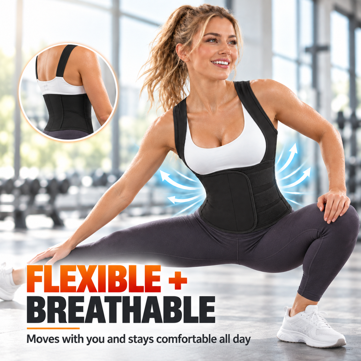 🔥Dual-Lock Sweat Sauna Shaper & Tummy Control Vest