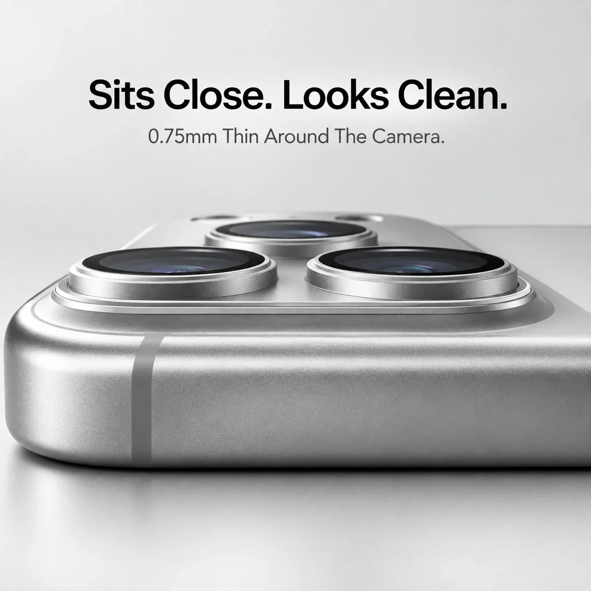 One-Piece Camera Lens Protector for iPhone | Slim & Clear