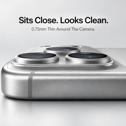 One-Piece Camera Lens Protector for iPhone | Slim & Clear