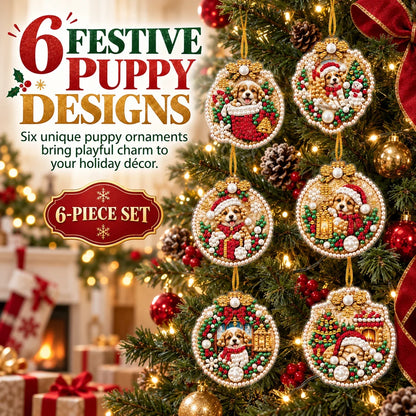 DIY Puppy Christmas Ornament Kit | 6 Festive Designs
