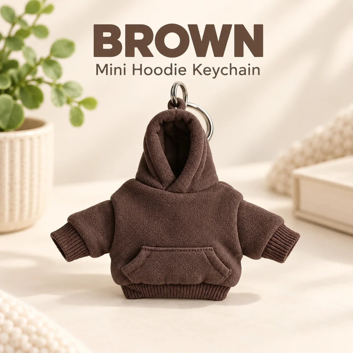 Mini Hoodie Squeeze Keychain | Cute Bag & Key Accessory