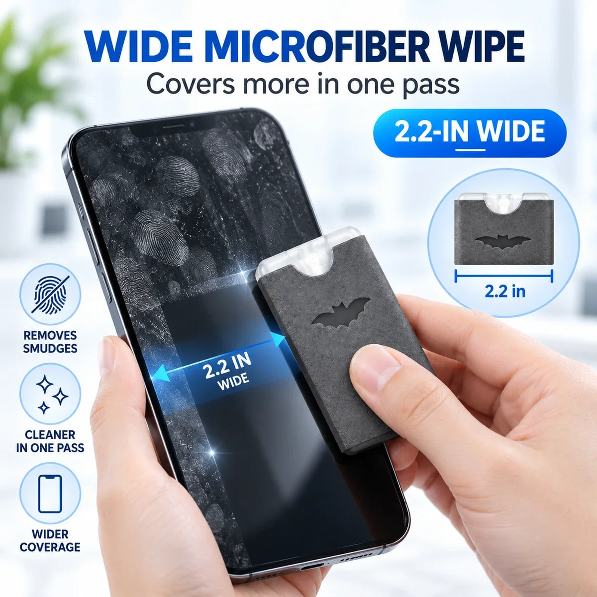 2-in-1 Portable Screen Cleaner | Spray, Wipe & Go