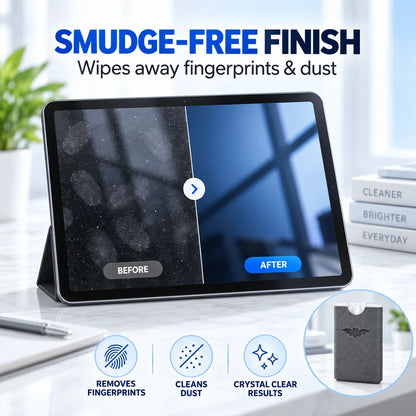 2-in-1 Portable Screen Cleaner | Spray, Wipe & Go